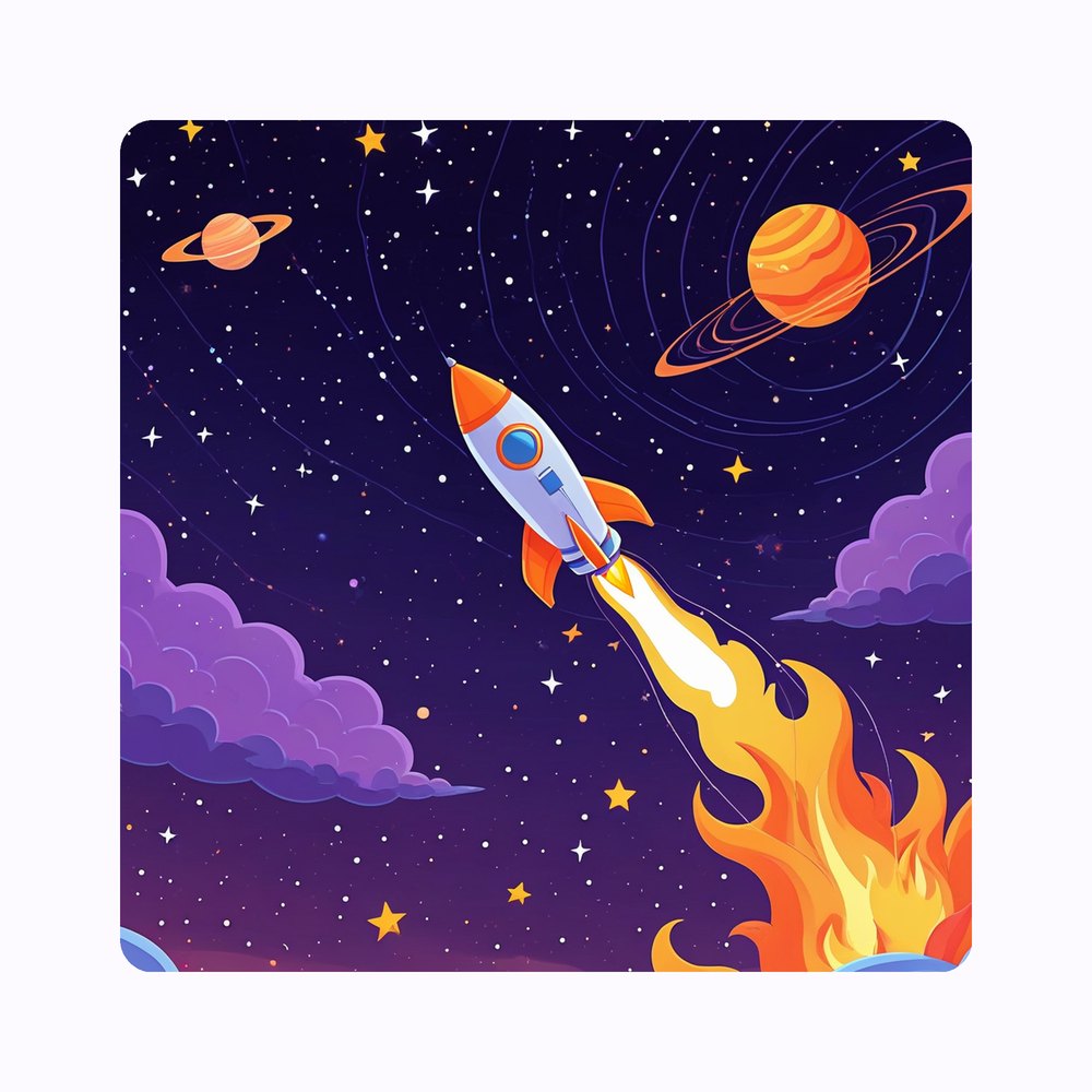 100 Days of School Card Deck - Space Adventure